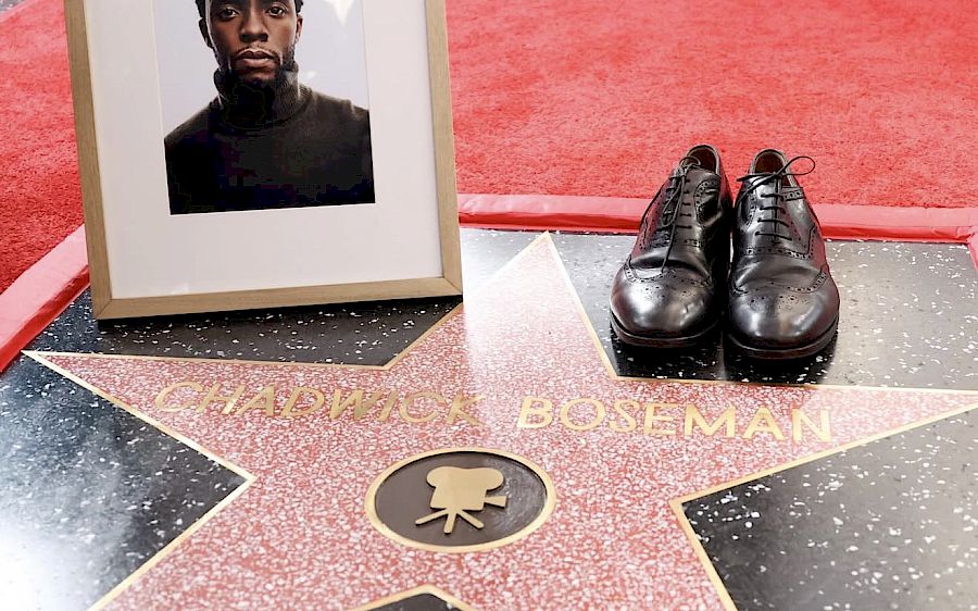 Chadwick Boseman Honored With a Star On Hollywood Walk of Fame (Photos)