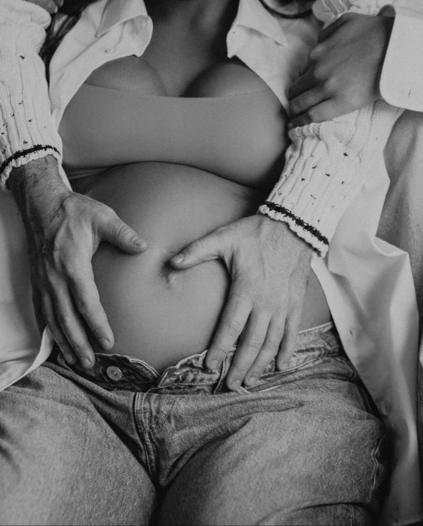 Cassie baby bump